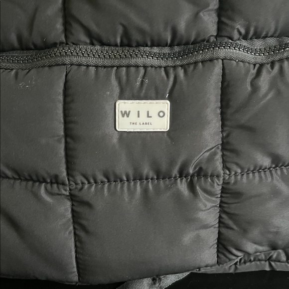 Wilo The Label Unisex Black Quilted Puffer Backpack main image 10